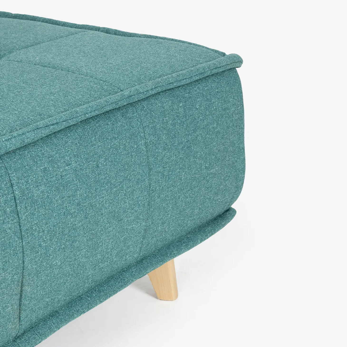 Sofá cama individual verde Luca 104x92x84cm