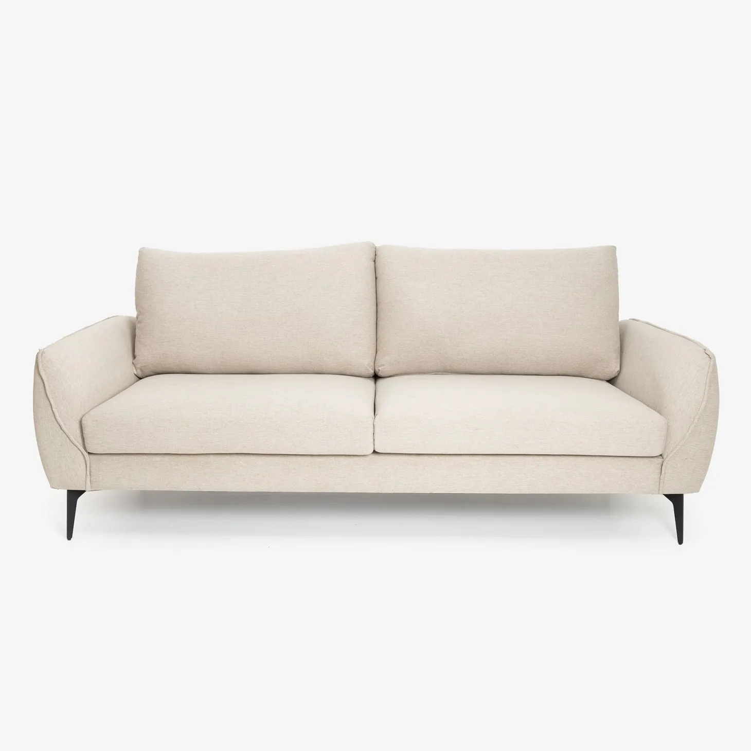 Sofá de 3 plazas beige Balt 207x90cm Clau&Chloe