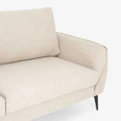 Sofá de 3 plazas beige Balt 207x90cm Clau&Chloe