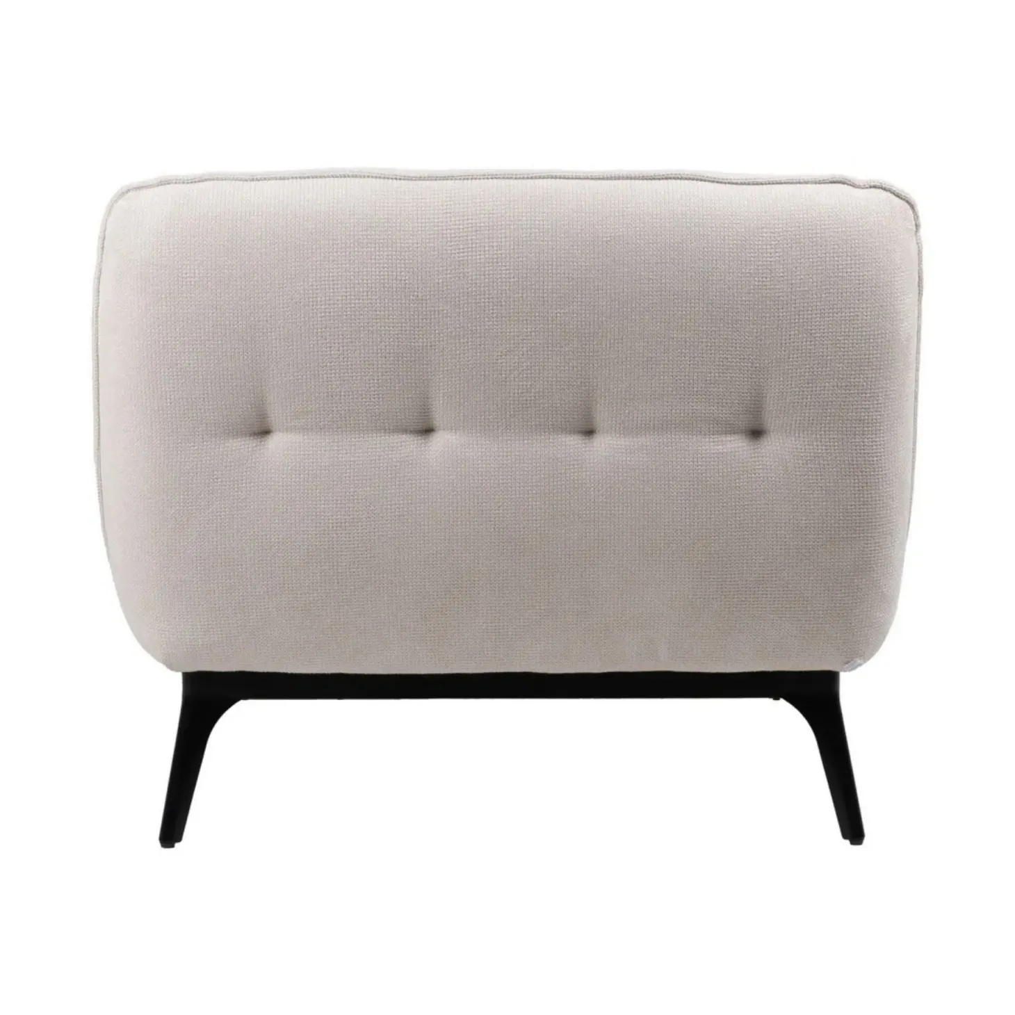Sofá modular chaise longue crema 168x90x82cm