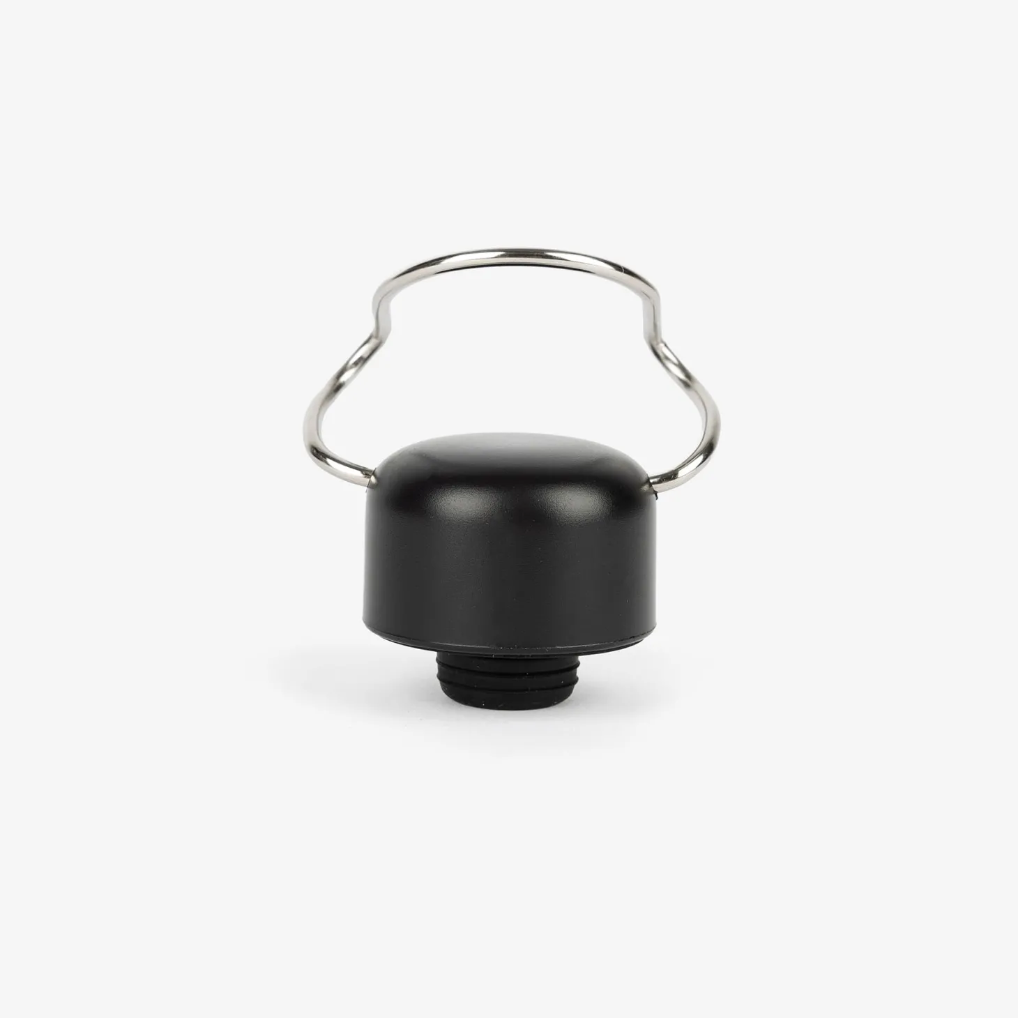 Tapón botella vino/cava negro acero inox