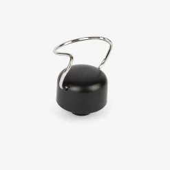 Tapón botella vino/cava negro acero inox