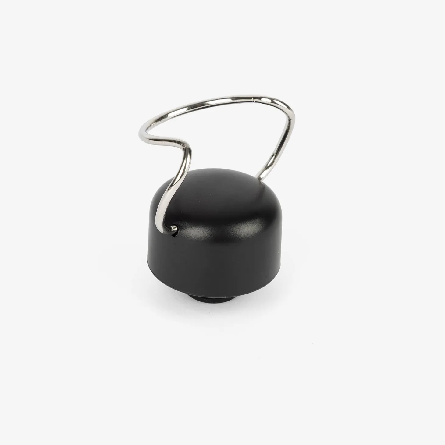 Tapón botella vino/cava negro acero inox