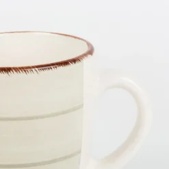 Taza beige de gres Vita 35cl