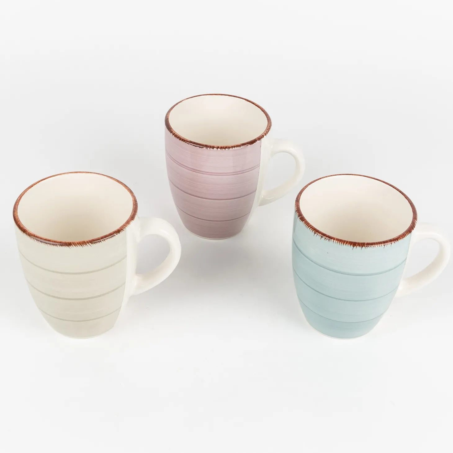 Taza beige de gres Vita 35cl
