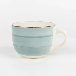 Taza jumbo azul de gres Vita 47cl