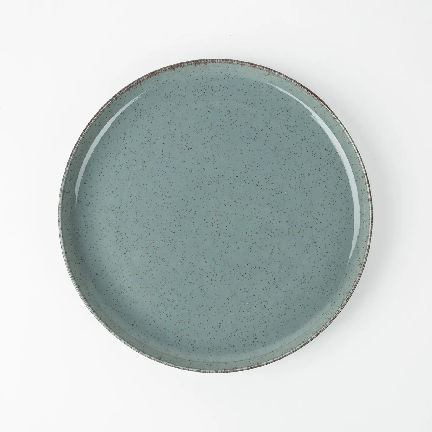 Vajilla de 12 piezas de porcelana azul Olite