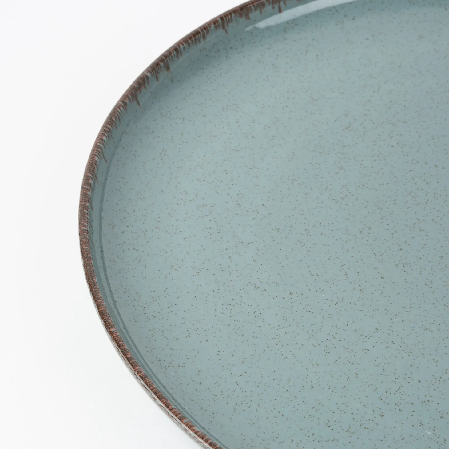 Vajilla de 12 piezas de porcelana azul Olite