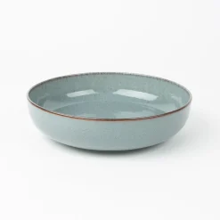 Vajilla de 12 piezas de porcelana azul Olite