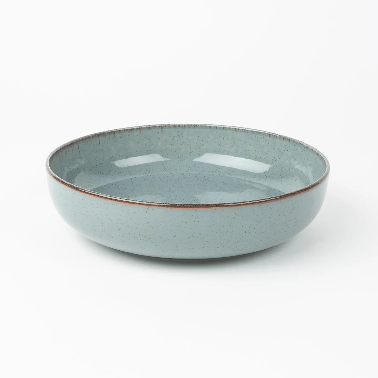 Vajilla de 12 piezas de porcelana azul Olite