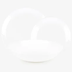 Vajilla de porcelana de 18 piezas blanca de arcopal Yelen