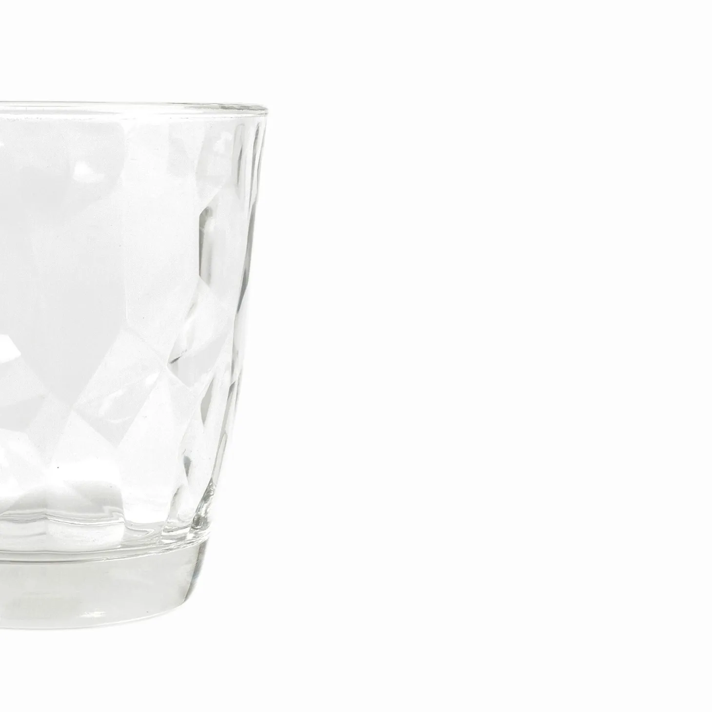 Vaso agua de cristal Diamond transparente 39cl - Bormioli