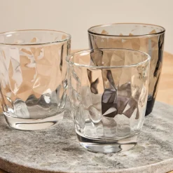 Vaso de agua de cristal transparente Diamond 30cl