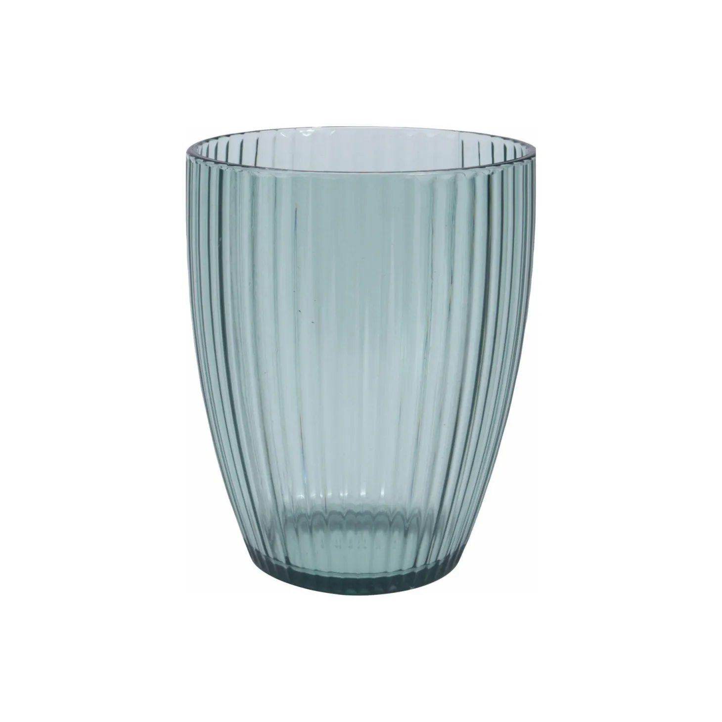 Vaso de agua de plástico azul 48cl Ø9x11cm