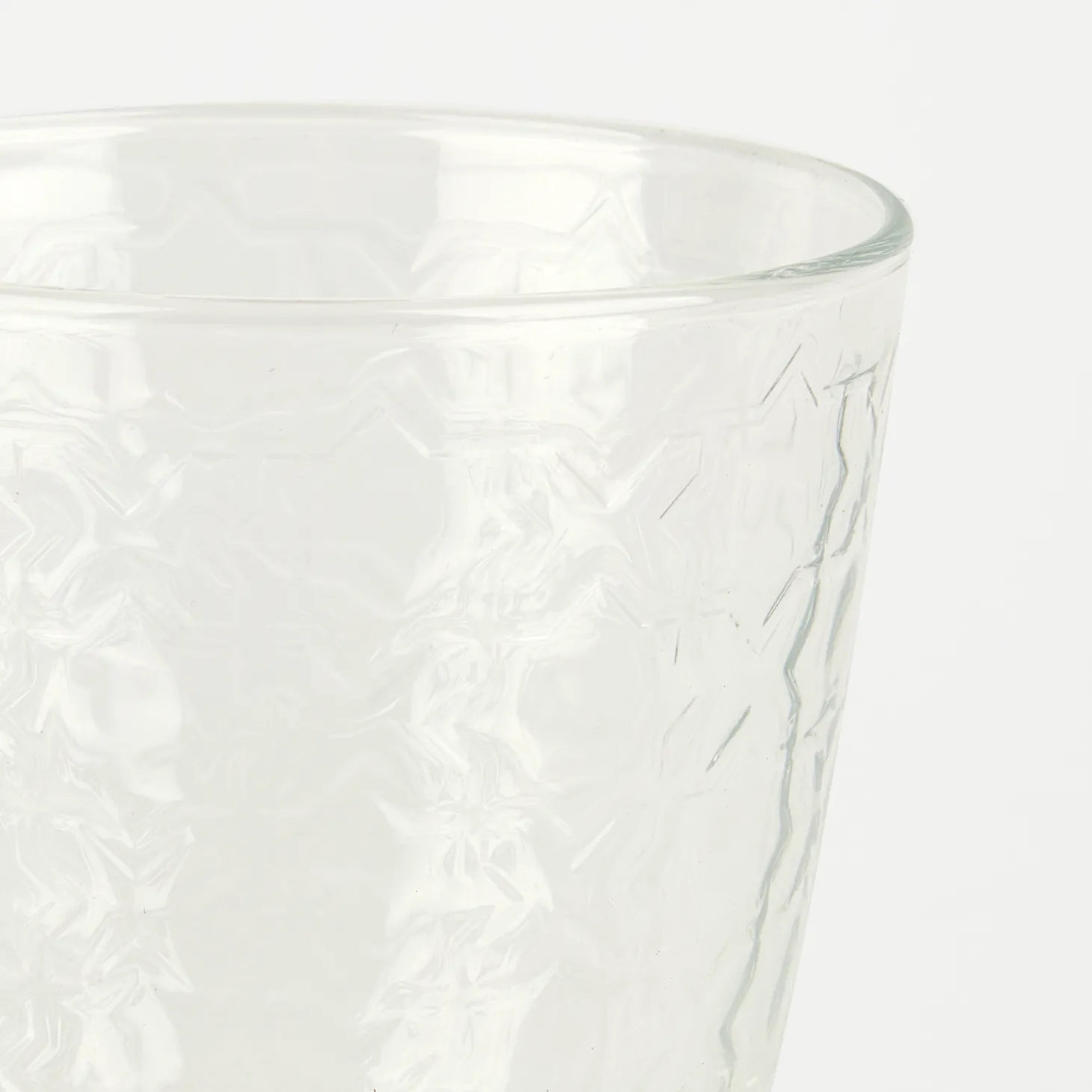 Vaso de vidrio transparente Riad 31cl Ø9x10cm