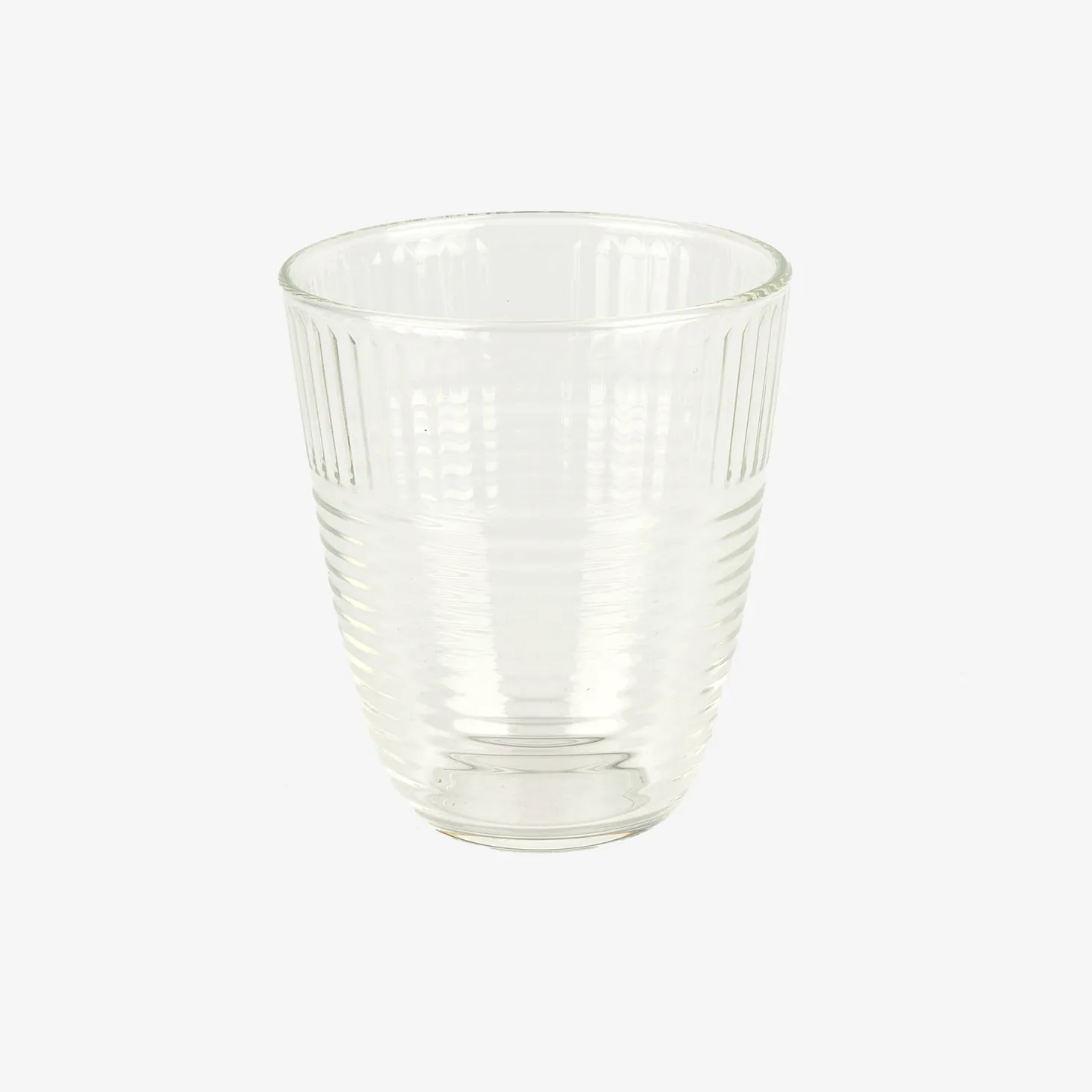 Vaso de vidrio transparente Zama 31cl Ø9x10cm
