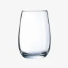 Vaso de vidrio transparente Zira 37cl