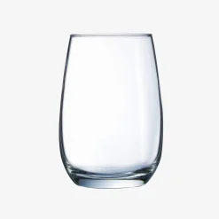 Vaso de vidrio transparente Zira 37cl