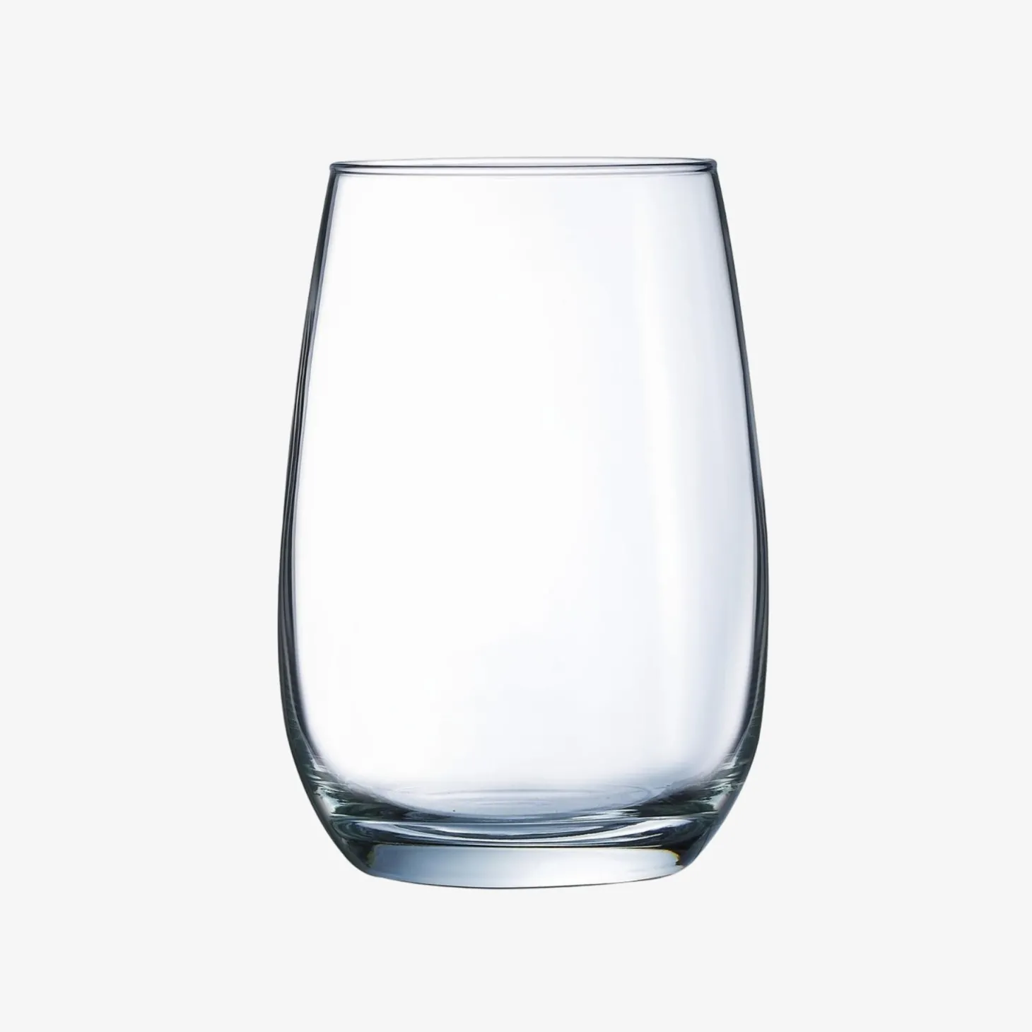Vaso de vidrio transparente Zira 37cl