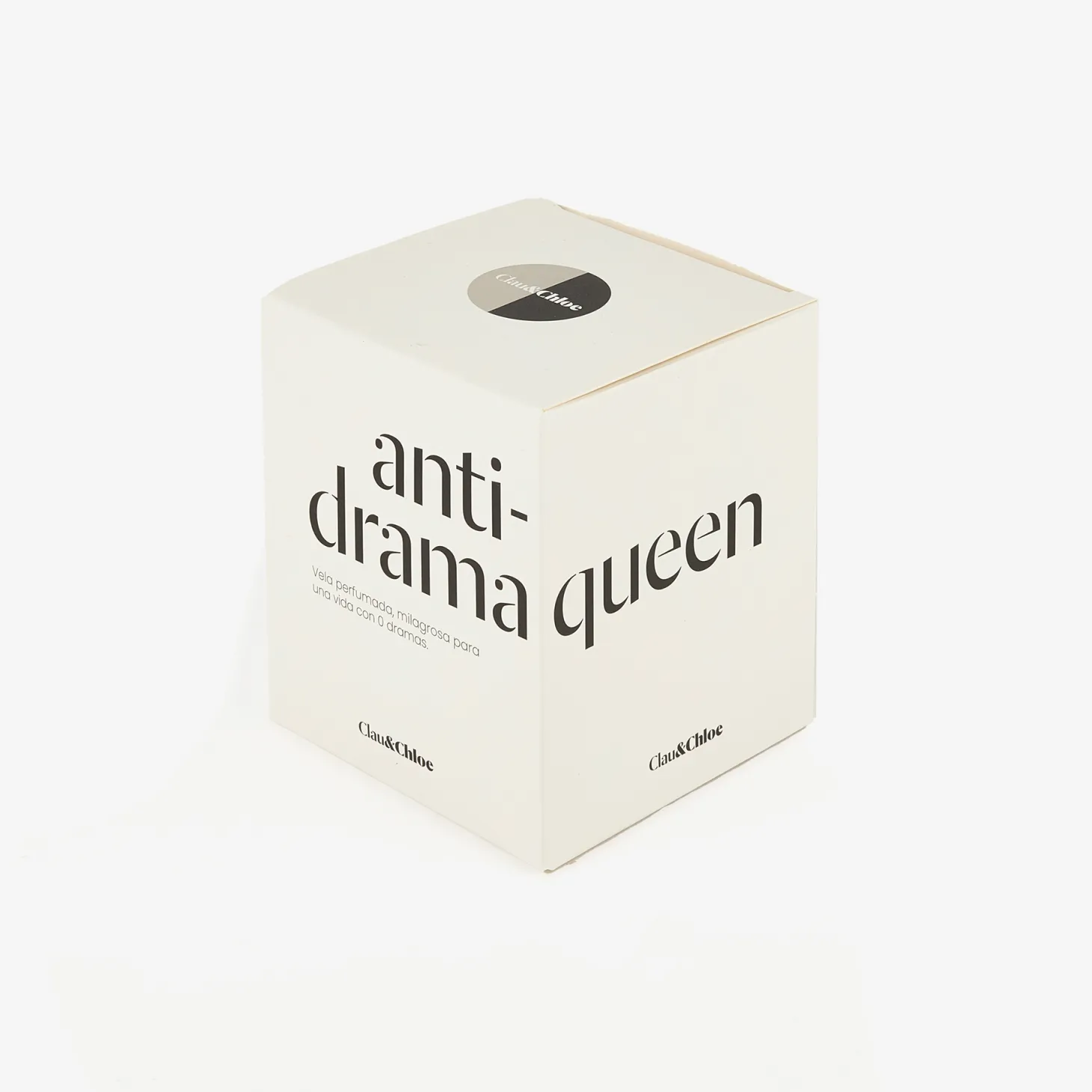 Vela aromática Anti-Drama Queen 200g Ø9x10cm Clau&Chloe