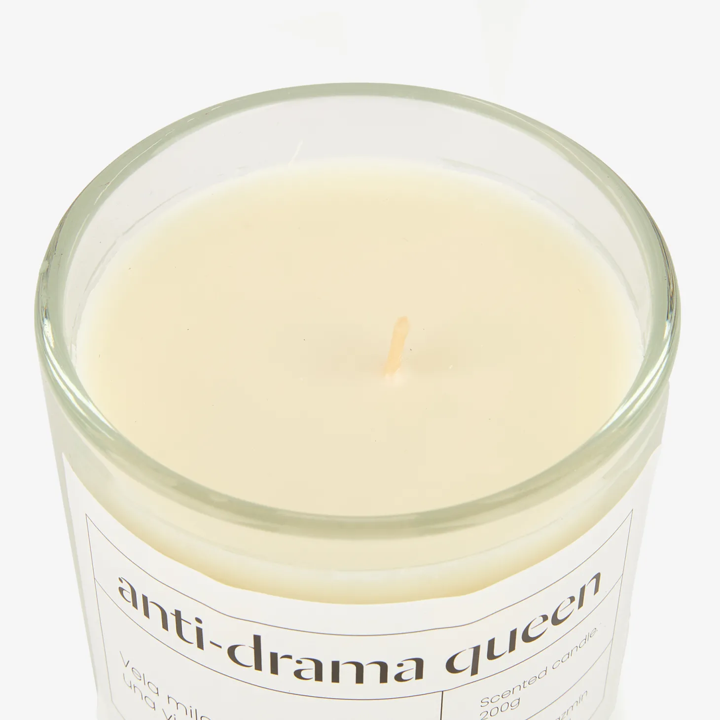 Vela aromática Anti-Drama Queen 200g Ø9x10cm Clau&Chloe
