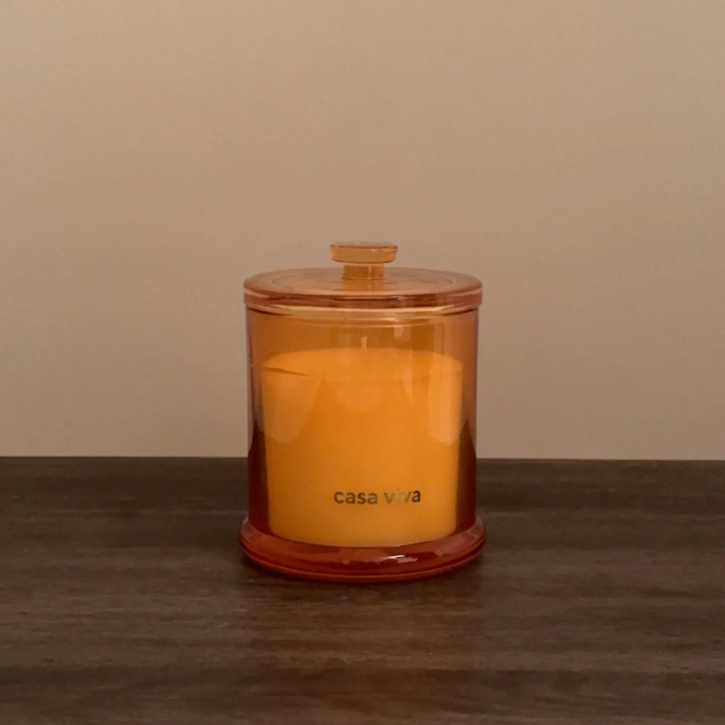 Vela aromática en vaso de cristal Golden vanilla Durcal Ø10x13cm