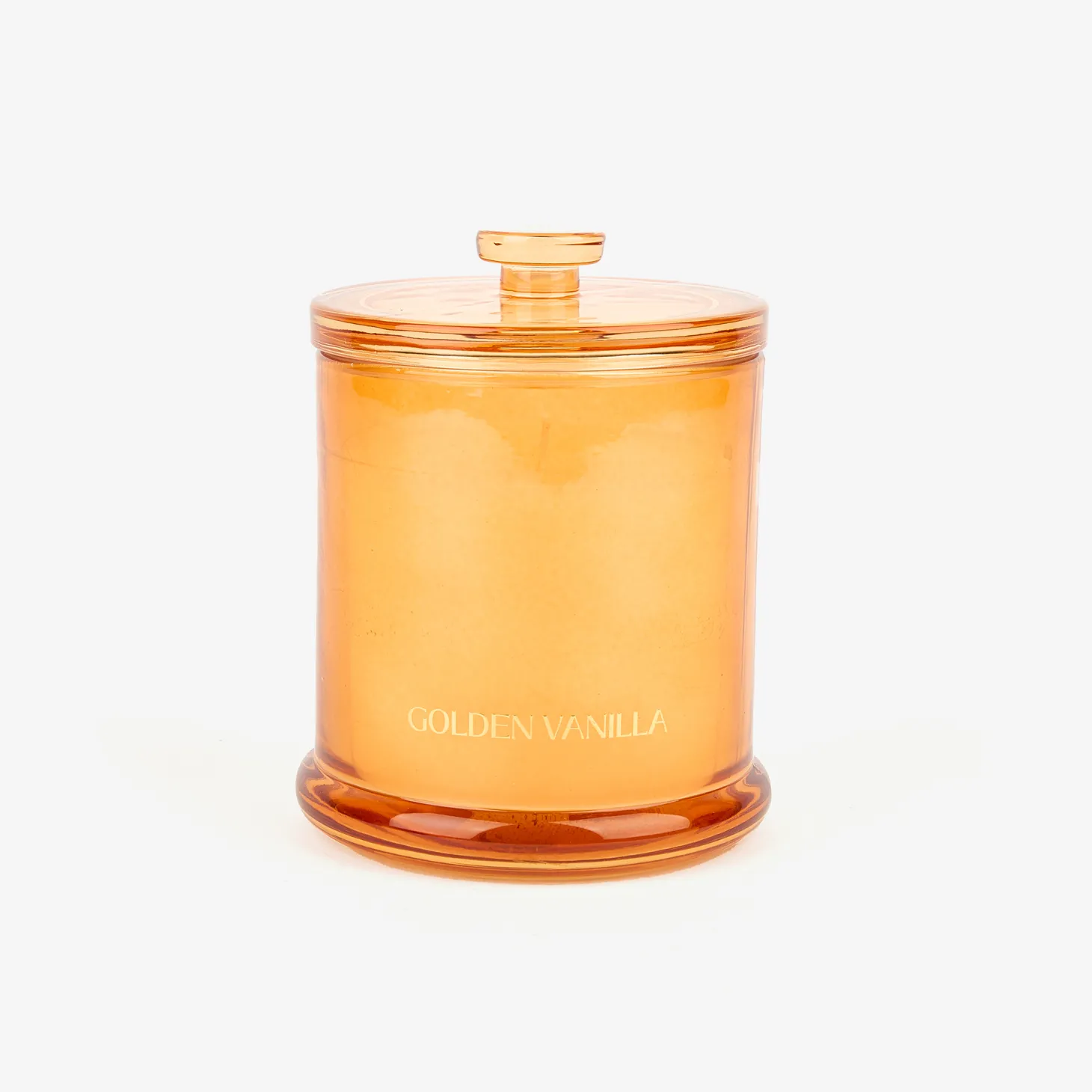 Vela aromática en vaso de cristal Golden vanilla Durcal Ø10x13cm