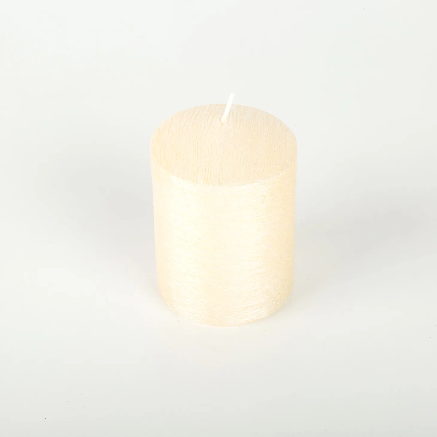Vela decorativa crema Pilar 10cm
