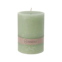 Vela decorativa verde agua Kanea Ø7x10cm