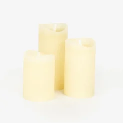 Vela LED crema 7x10cm