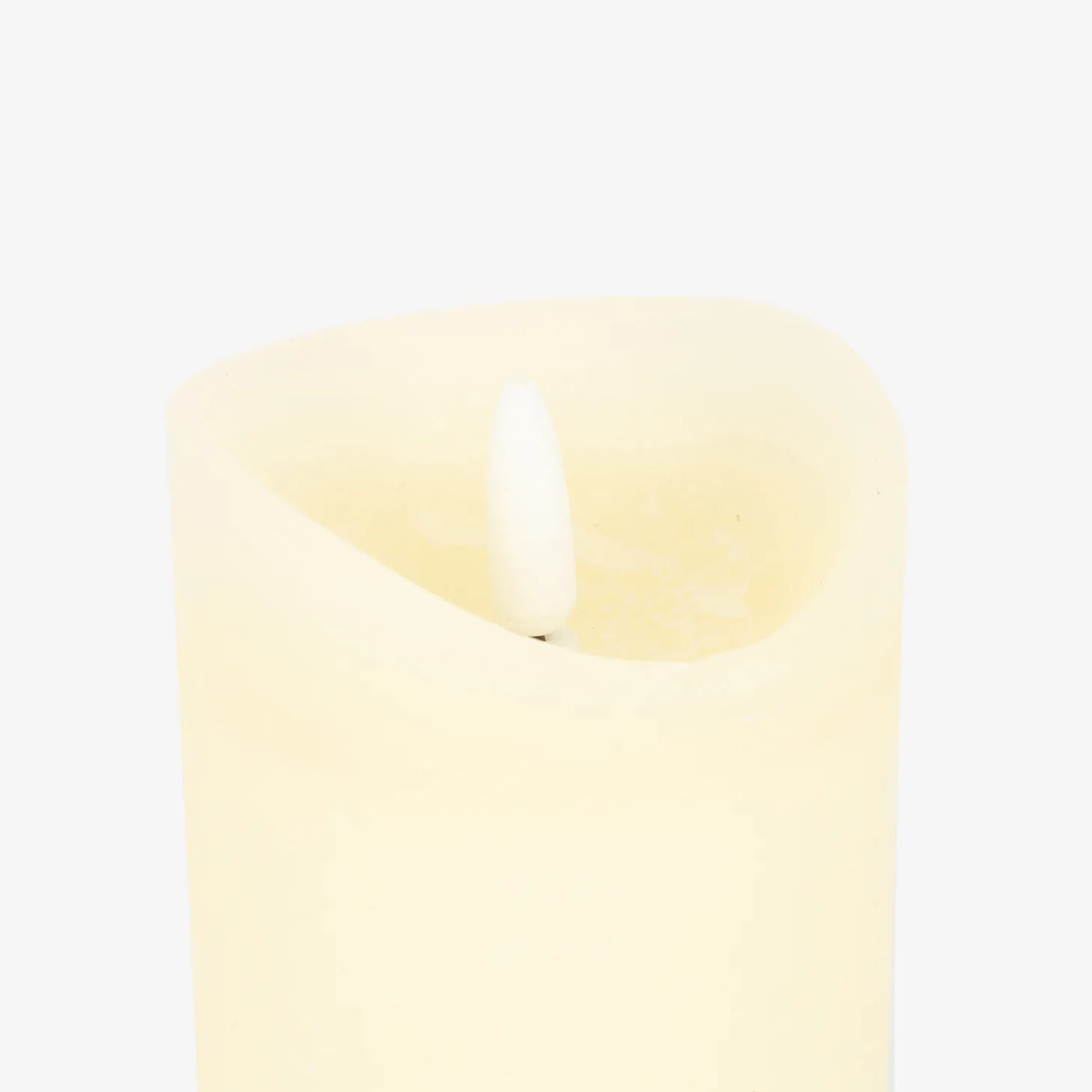 Vela LED crema 7x15cm