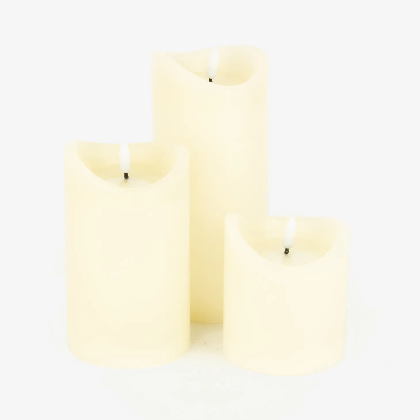 Vela LED Ivory 9x10cm
